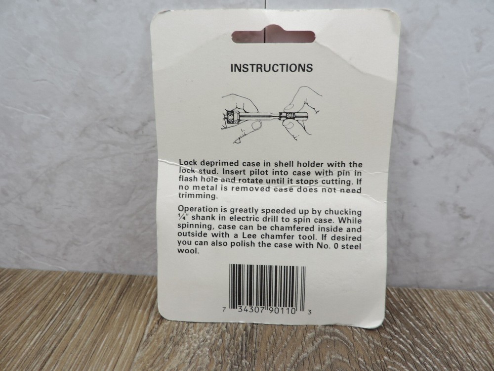 Lee Cutter & Lock Stud 1/4" Shank 90110