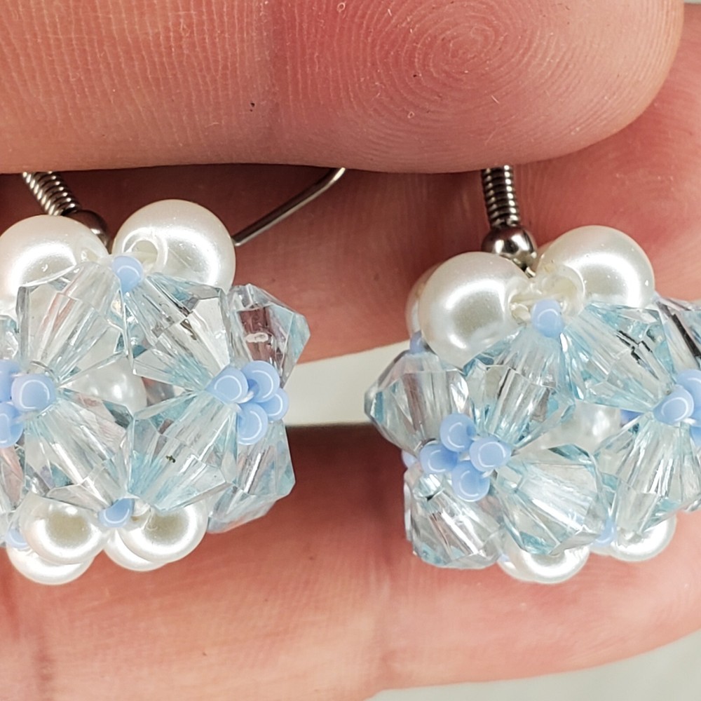 Multi Colored Beaded Earrings Drop