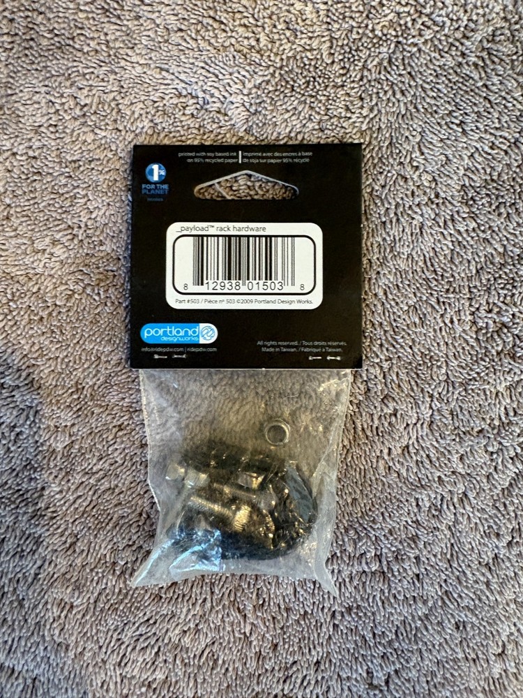 BIKE RACK Rear PDW Replacement HARDWARE