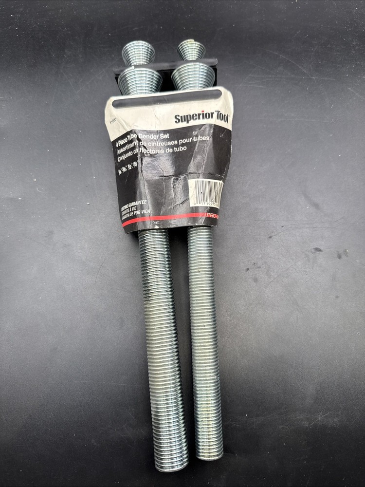 Superior Tool Tube Bending Set 4 pc