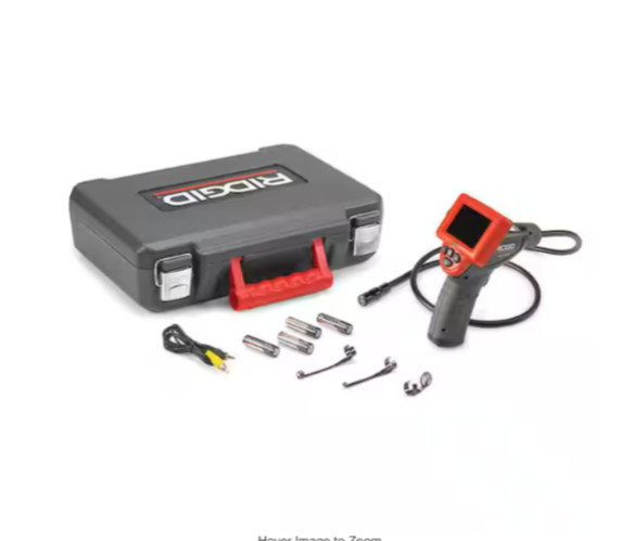 40043 Micro CA-25 Hand-Held Inspection Camera with 4' Cable, Borescope, Red