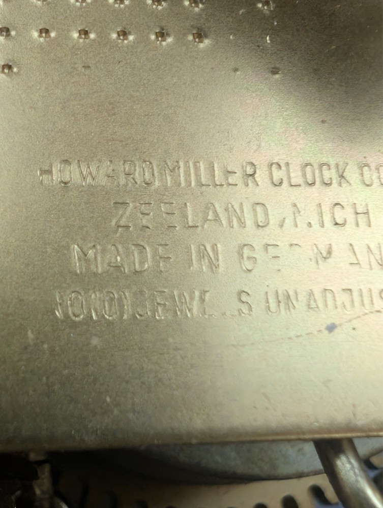 Howard Miller Translucent Wall Clock - MCM - Untested