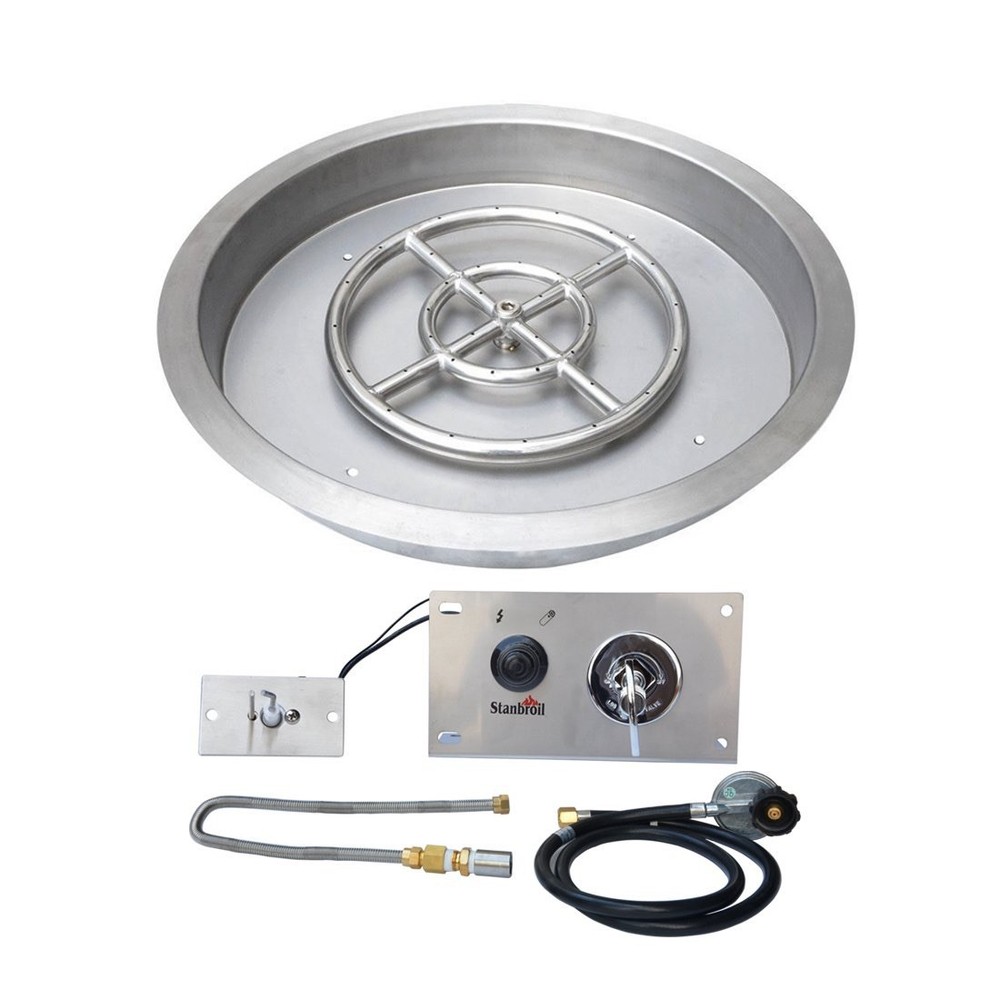 Stanbroil 19 Inch Drop-in Round Fire Pit Kit