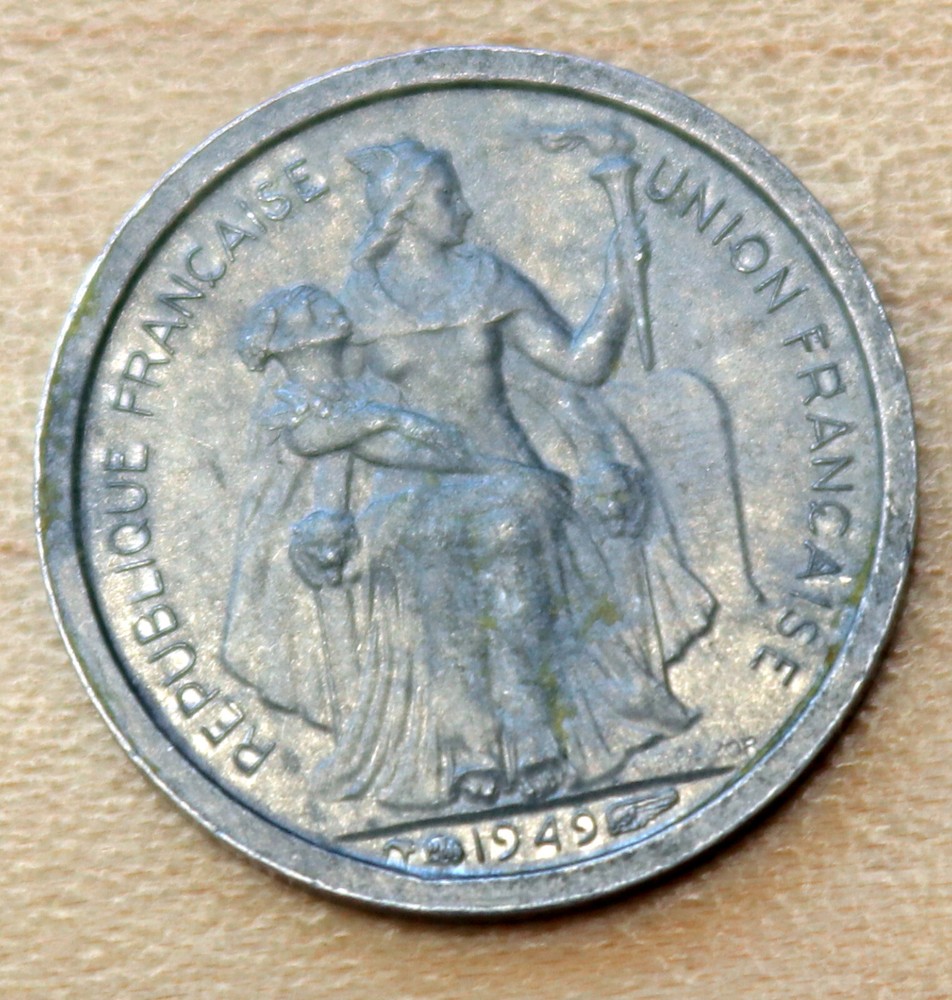 1949 French Oceania 50 Centimes