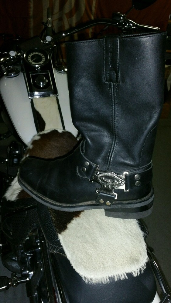 Men's Harley Davidson Thornton - Black - Width: med - Boots