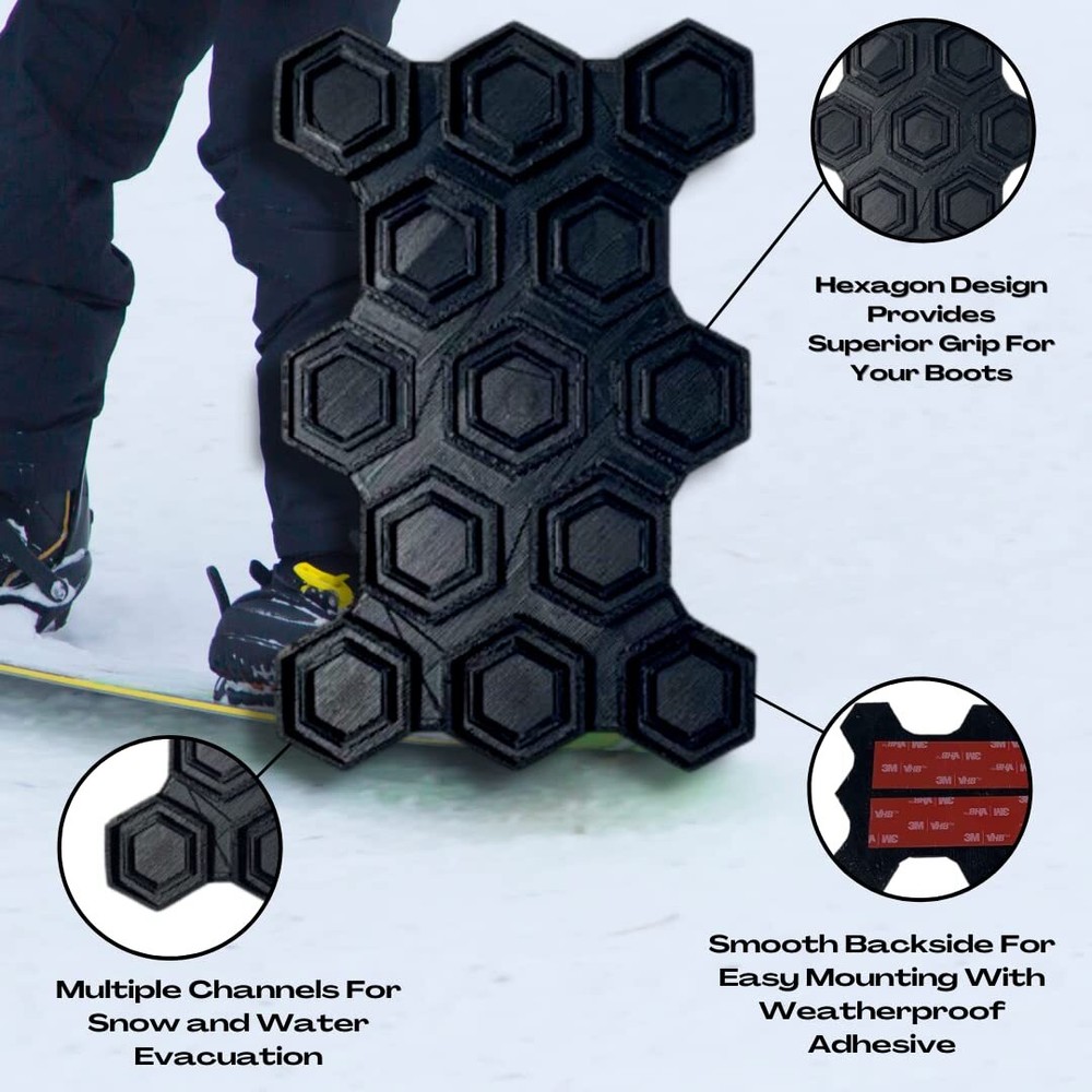 Snowboard Stomp Pad - Hexagon Pattern - Specialized Stomp Pad