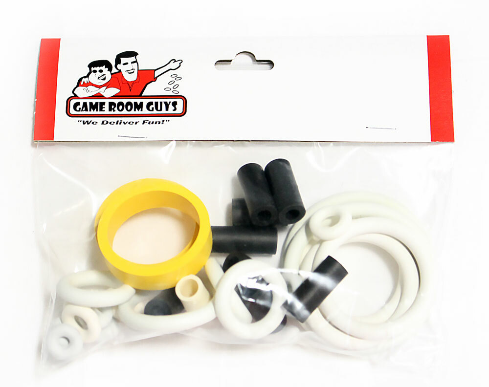 Bally Party Zone Pinball Machine Replacement Repair Rubber Ring Kit White