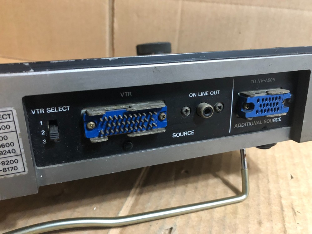 Panasonic NV-A500 Vintage Editing Controller