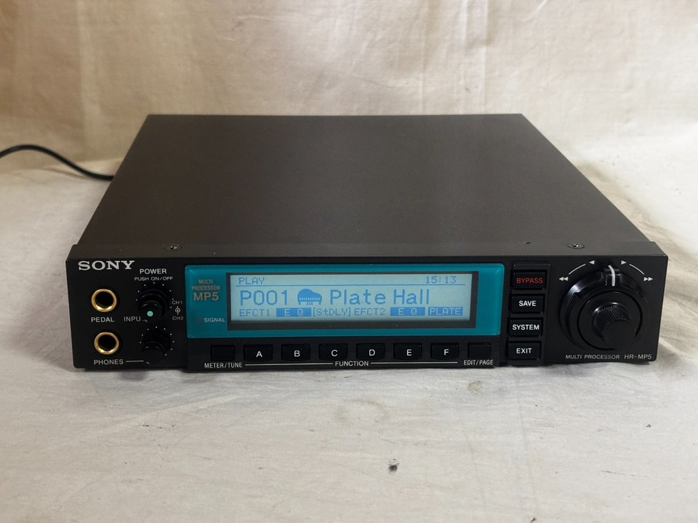 Sony HR-MP5 Multi Effects Processor New internal Battery w/ power supply