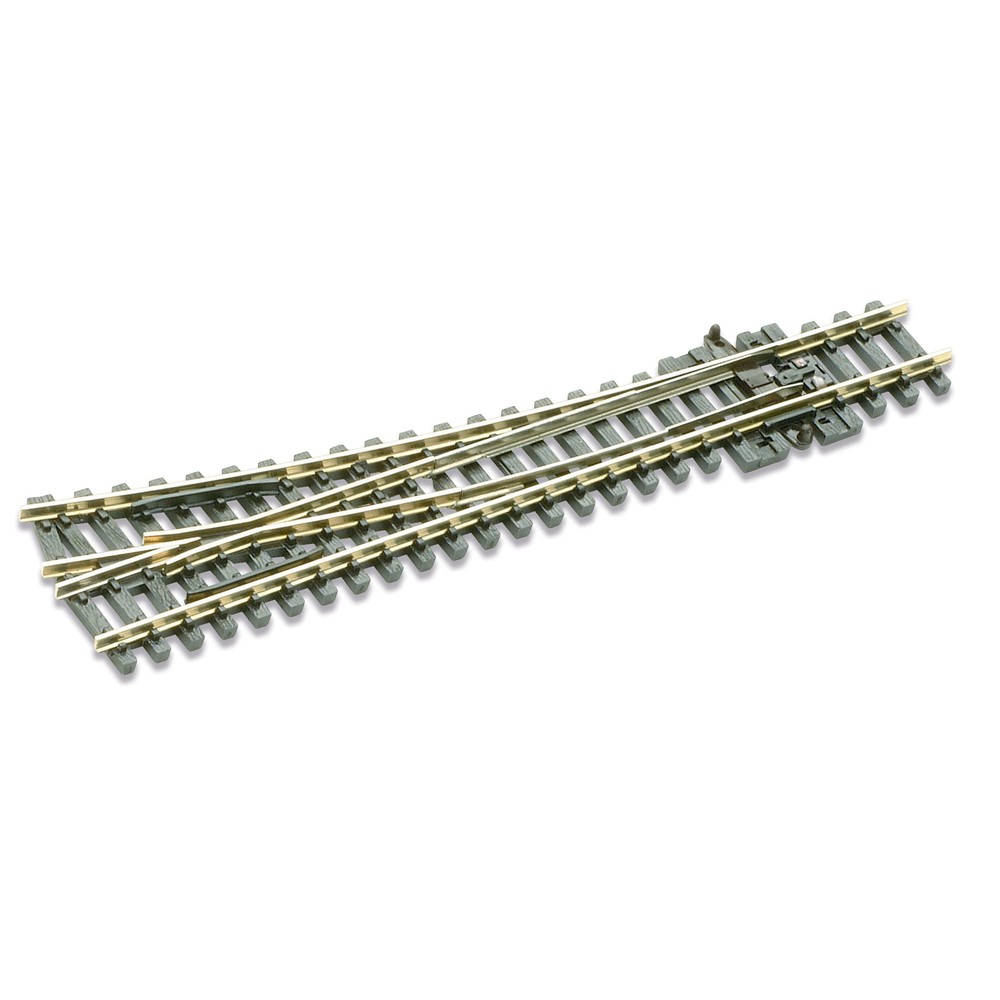 Peco SL-E395 N-Scale Code-80 #6 Right-Hand Turnout Medium Radius Electrofrog