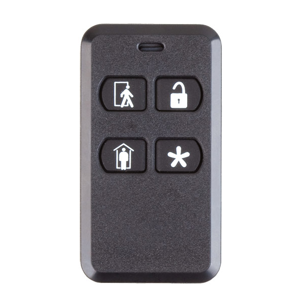 2GIG-KEY2E-345 eSeries Encrypted 4-Button Keyfob Remote