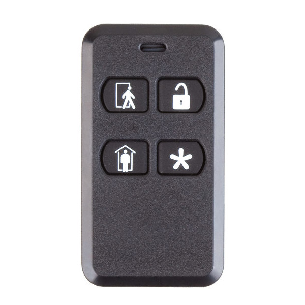 2GIG-KEY2E-345 Wireless eSeries Encrypted 4-Button Keyfob Remote
