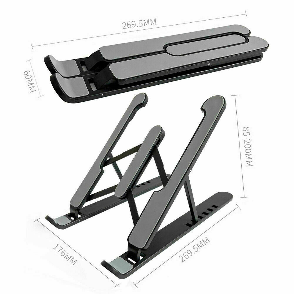 Portable Laptop Stand Adjustable Foldable Notebook Tablet Holder Computer Desk