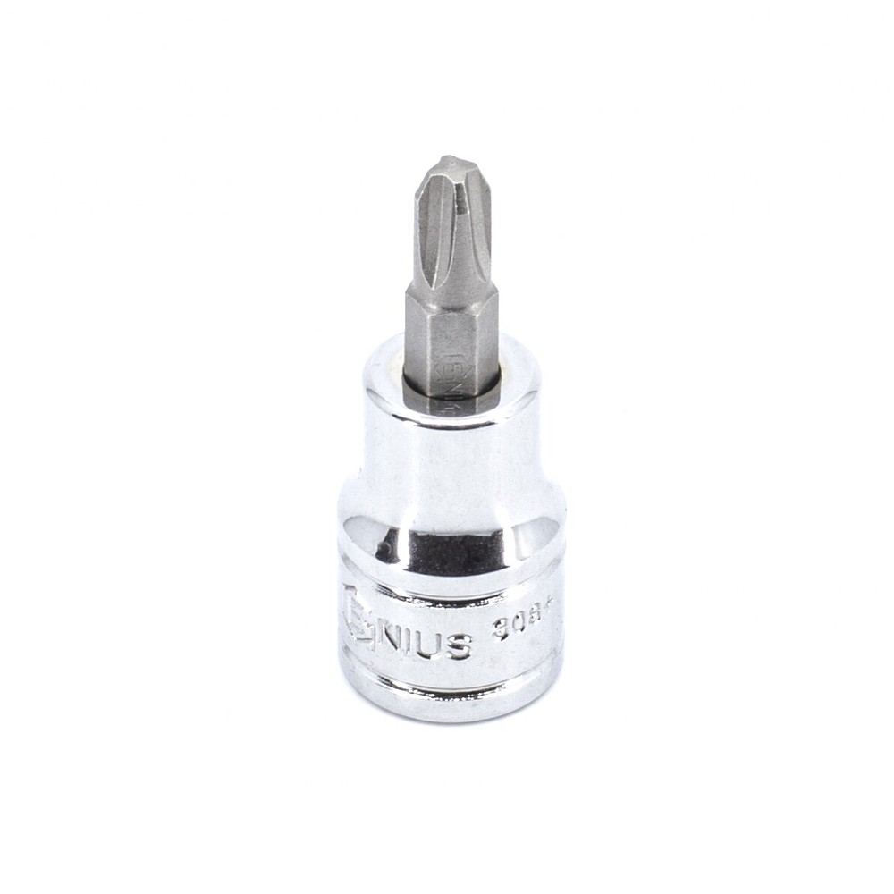 Genius Tools 1/4" Dr. PH.3 Philips Bit Socket, 50mmL - 308+1103