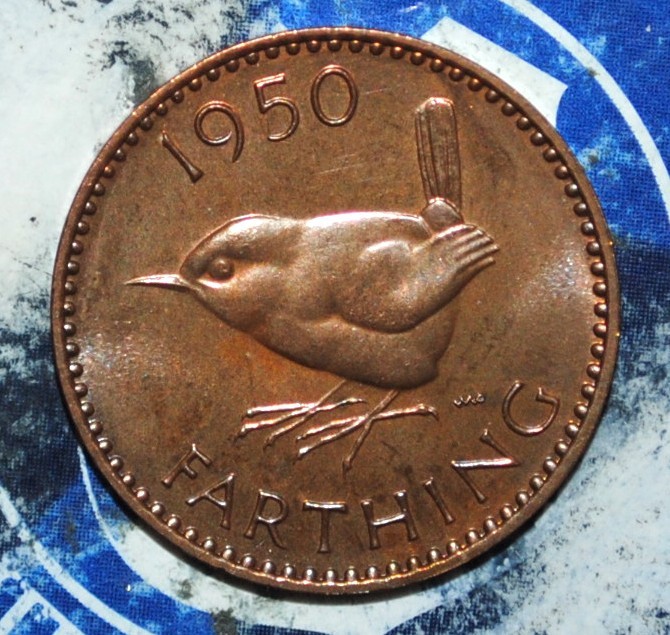 1950 Great Britain Proof Farthing {{{D311