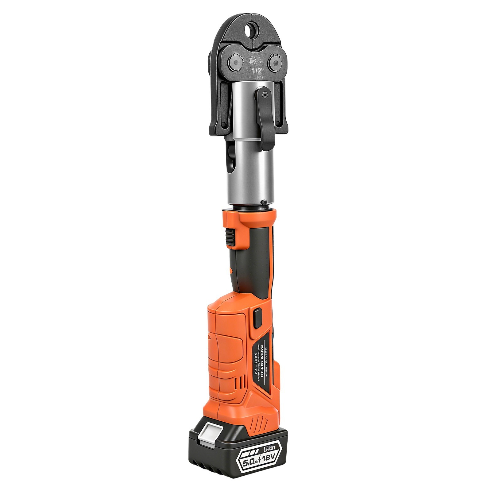 1/2" -2" Pro Press Tool Pipe Crimping Kit Press Tool Battery Kit with 6 Jaws