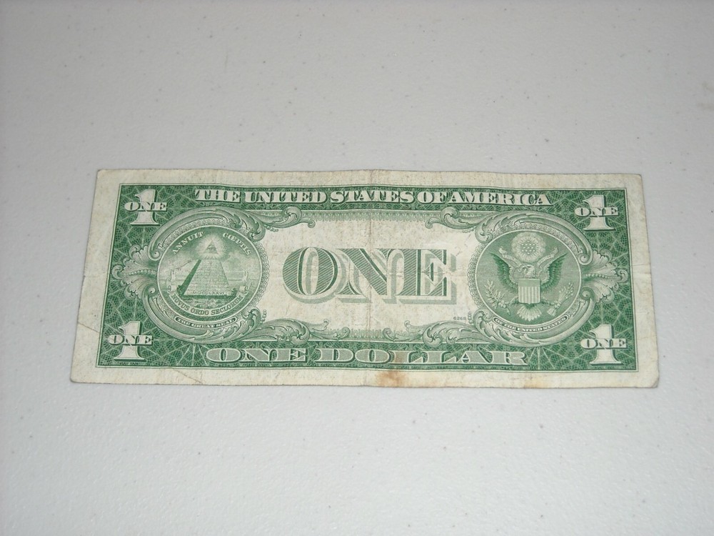 ONE DOLLAR SILVER CERTIFICATE 1935F SERIES *STAR* NOTE