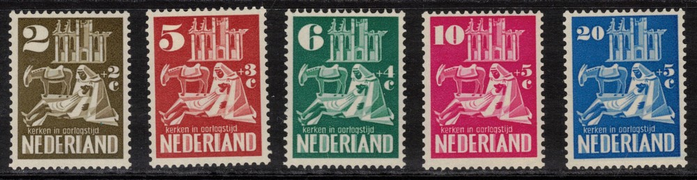 NETHERLANDS Scott B214-8 Mint Hinged