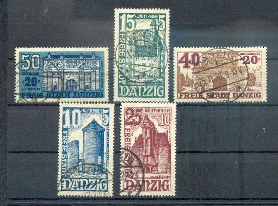 Gdansk 262/66 Set Postmarked (72669