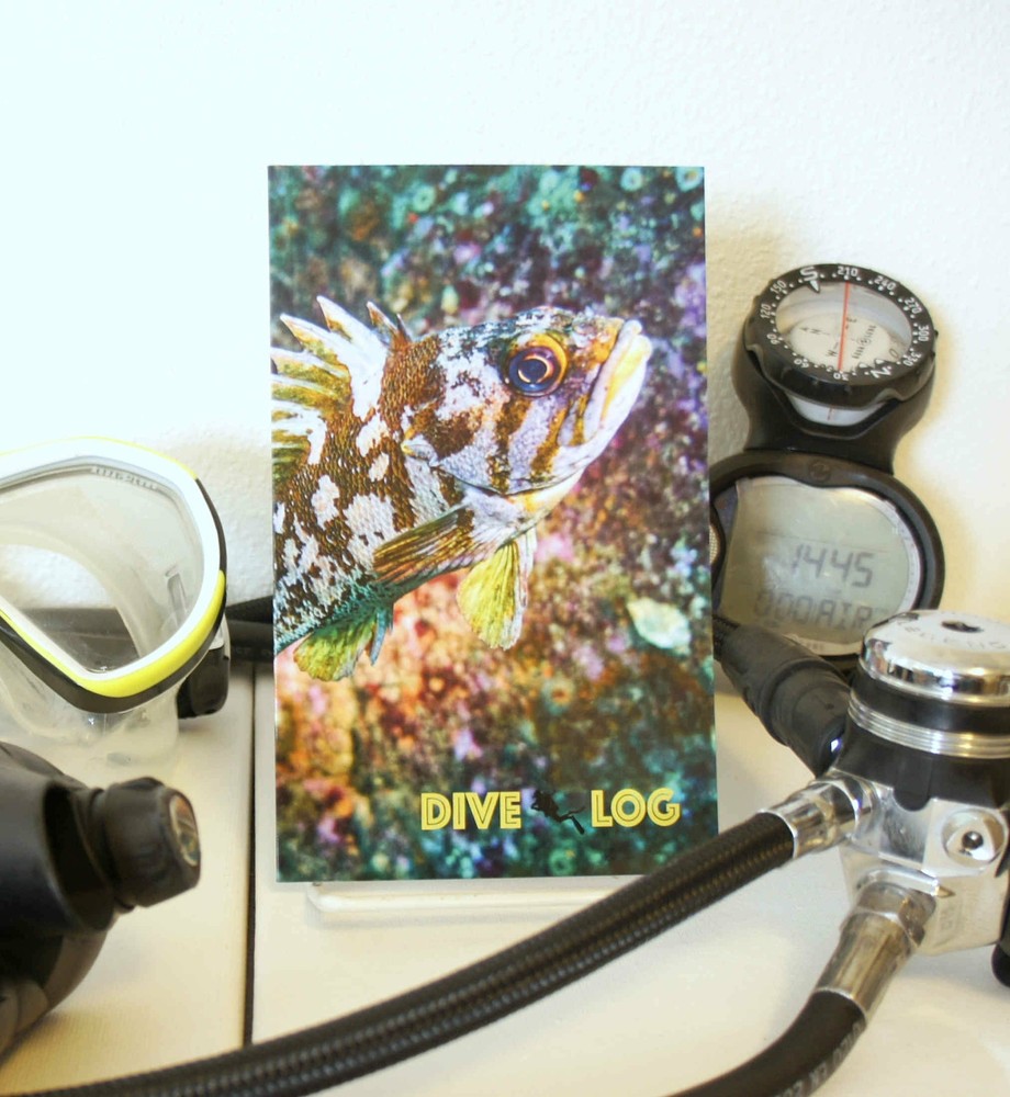 Rockfish Scuba Dive Log Book - Diving Journal/Logbook