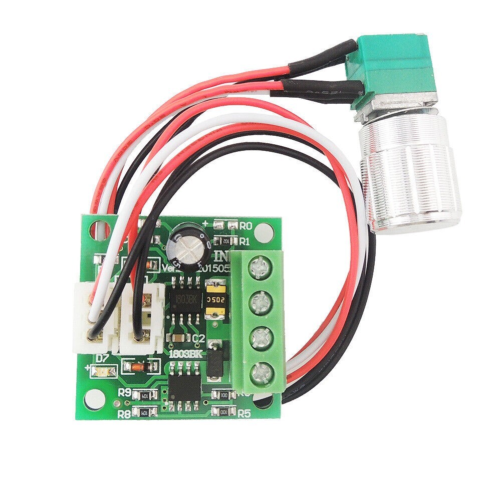 2X 6V 12V 2A 30W DC Motor Speed Controller PWM Adjustable Variable Driver Switch