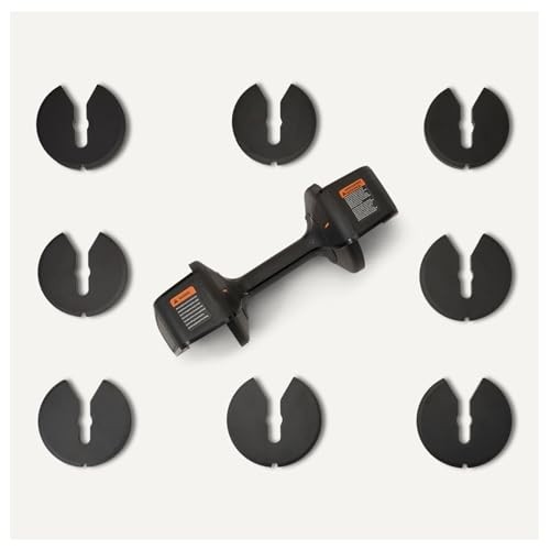 AMAZON BASICS ADJUSTABLE DUMBBELL, 25 LB - BLACK