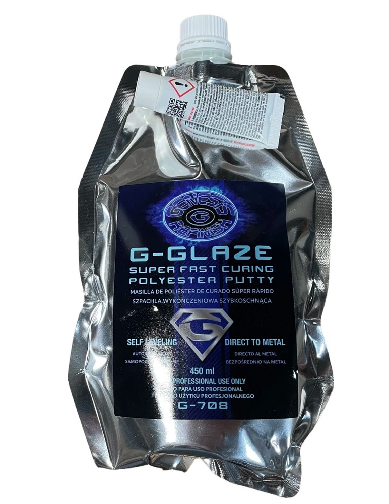 GENESIS REFINISH G-GLAZE SUPER FAST CURING POLYESTER PUTTY 450ML