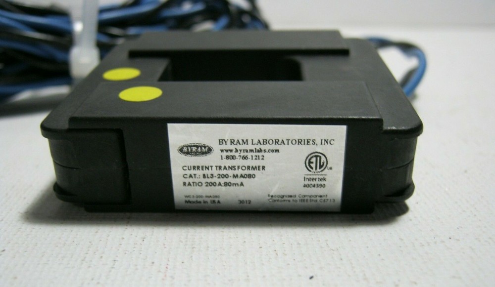 Byram Laboratories BL3-200-MA080 Current Transformer