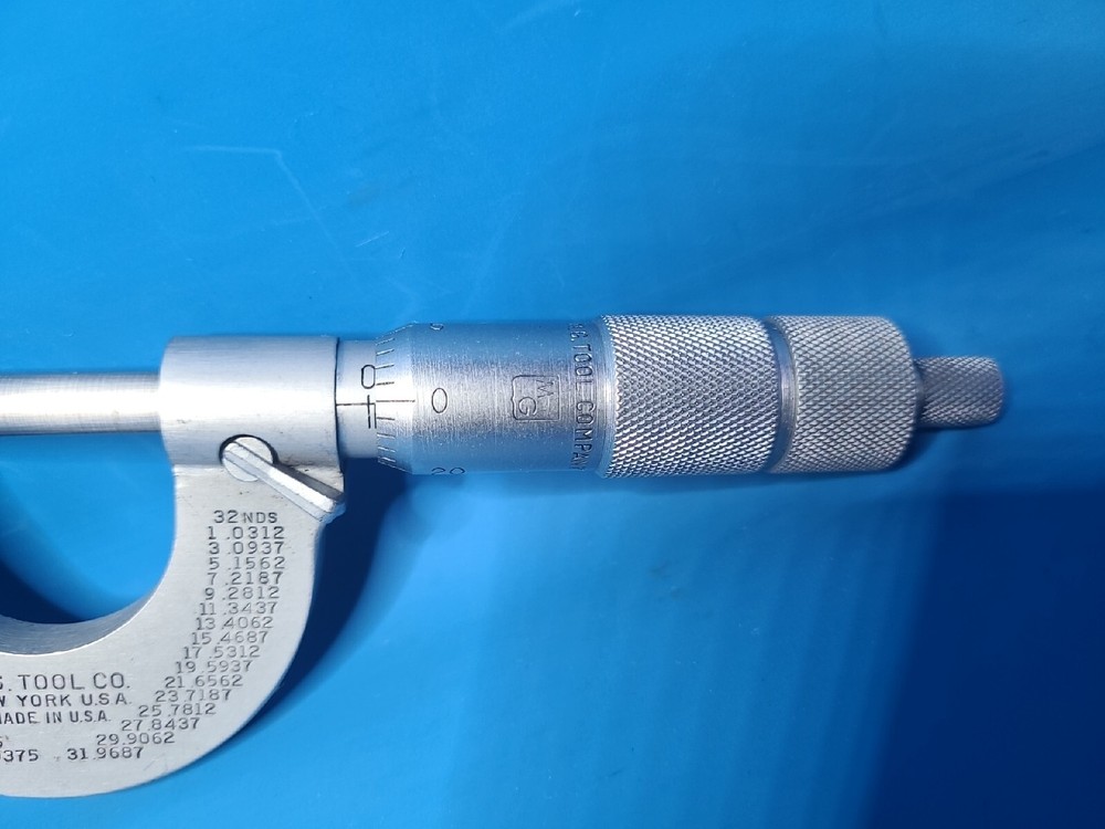 M.G. Tool 0-1" Micrometer