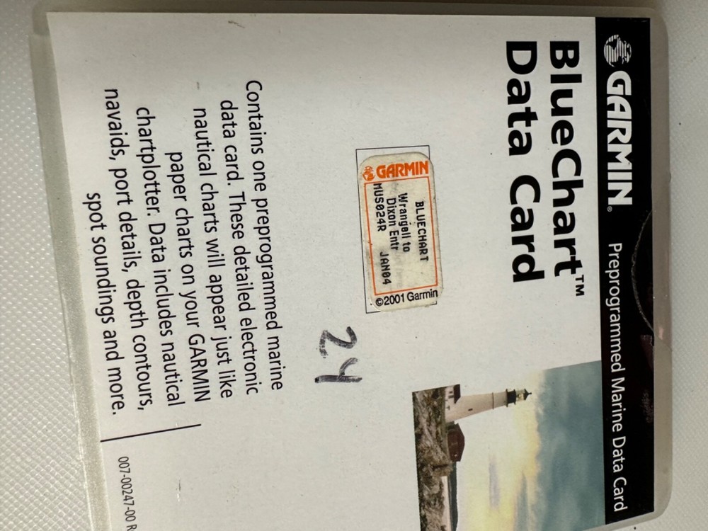 garmin bluechart data card