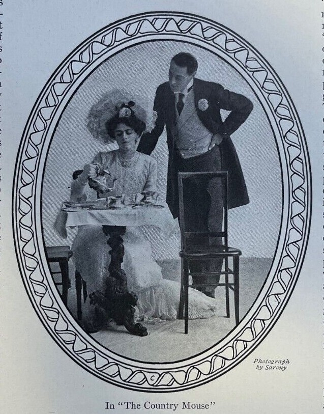 1911 Actress Ethel Barrymore illustrated