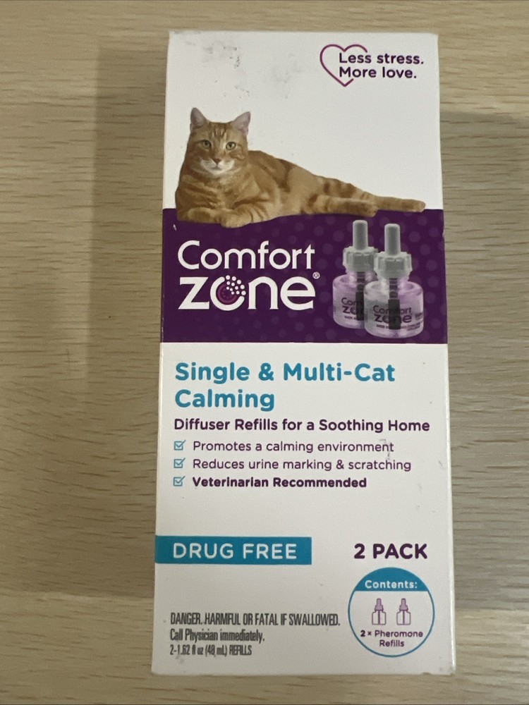 Comfort Zone Single & Multi-cat calming refills, ( 2 pack )