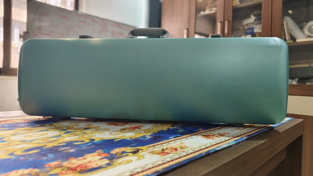 Advanced High Quality Composite PC coded lock abrazine green 4/4 violin case