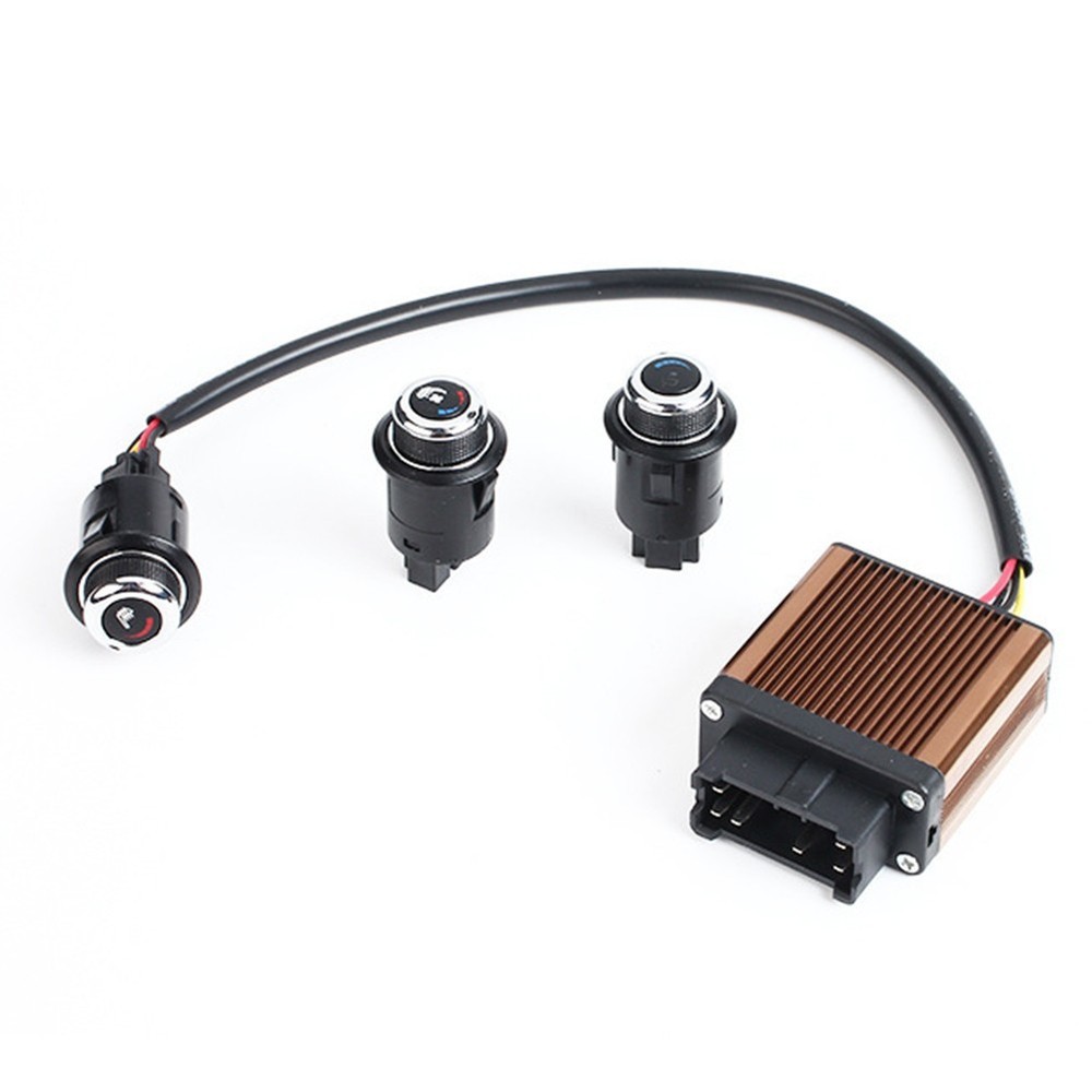 Complete 12V Car Seat Switch Controller Kit for Ventilation and Heating System