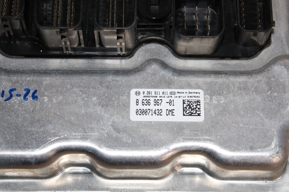 2013 BMW 750i TWO DME ECU Engine Computer Module Unit 8636967