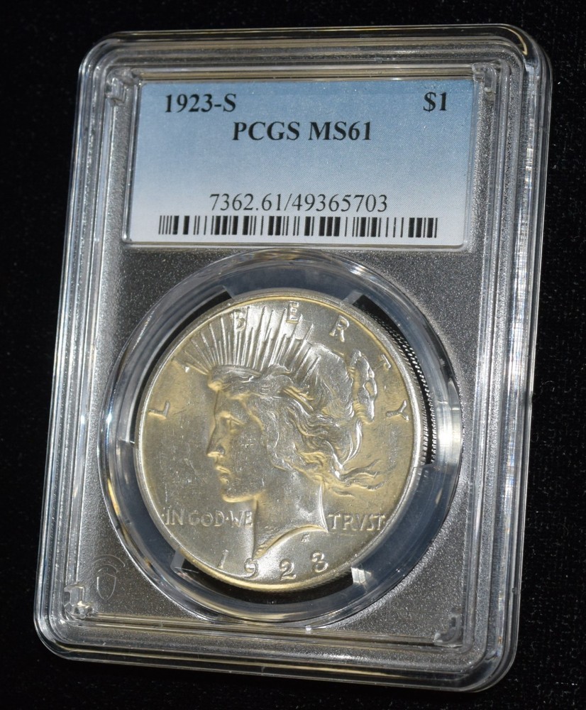 1923-S PCGS MS61 $1 Silver Peace Dollar