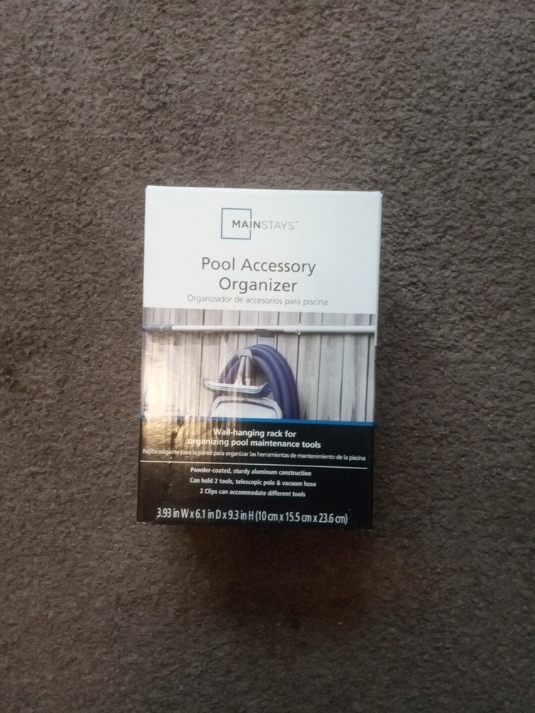 Pool Accessory Wall-hanging Rack For Organizing Pool Maintenance Tools Brand New