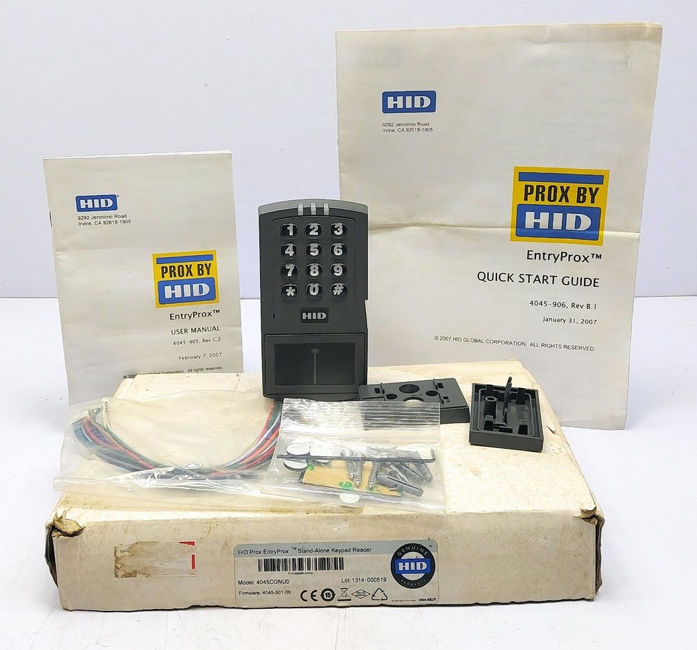 HID Prox Entry Prox 4045CGNU0 Stand-Alone Keypad Reader