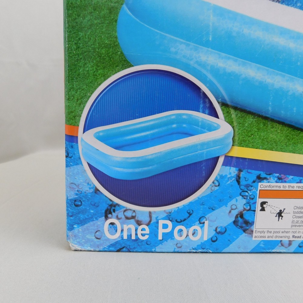 Bestway H2O Go Inflatable Rectangular 8-Foot Above Ground Pool #C687