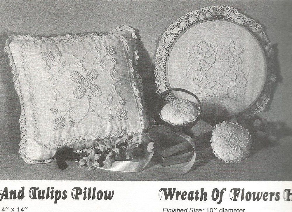 Candlewick Embroidery Patterns Quick 'n Easy Projects Pillow Wall Hanging J67