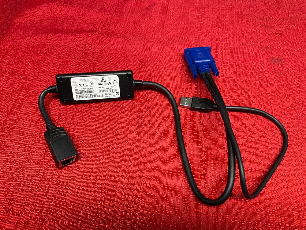 Dell KVM Switch Server System Interface Pod Cable | 520-294-504 | OUF366