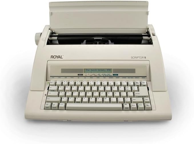 Royal Scriptor II Electronic Typewriter (REFURBISHED BY ROYAL) 100% GUARANTEE
