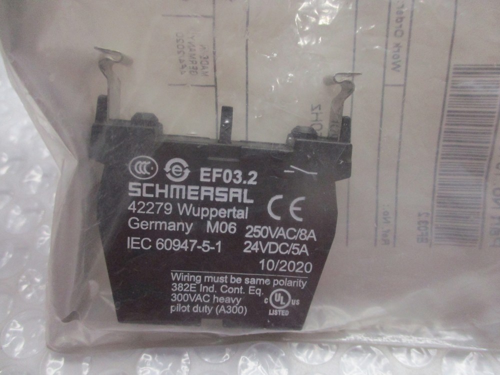 SCHMERSAL EF03.2 101006539 CONTACT BLOCK NSMP