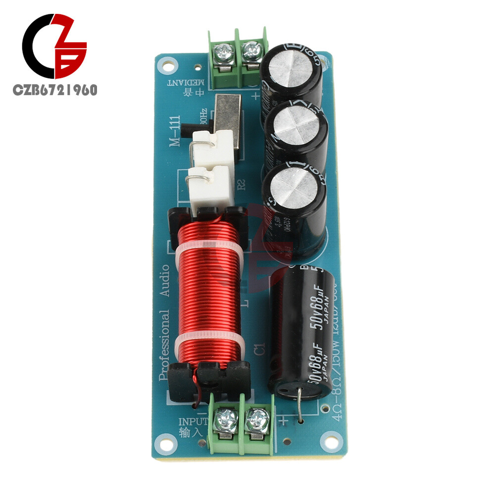 150W Midrange Speaker Frequency Divider Audio Crossover For HiFi Amplifier DIY