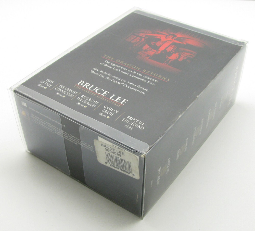 1x DVD OVERSIZED BOX SET (SIZE DVO H) - CLEAR PLASTIC PROTECTIVE BOX PROTECTOR