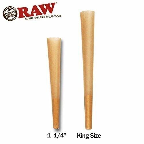 Authentic Raw King Size pre rolled 50 / 100 / 150 / 200 Cones