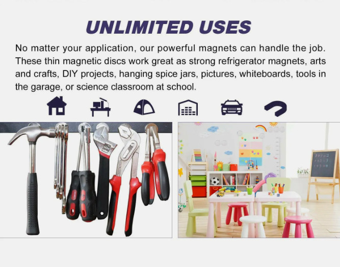 Countersunk Ring Round Disc Strong Magnet N35 Rare Earth NdFeB Magnet With Hole