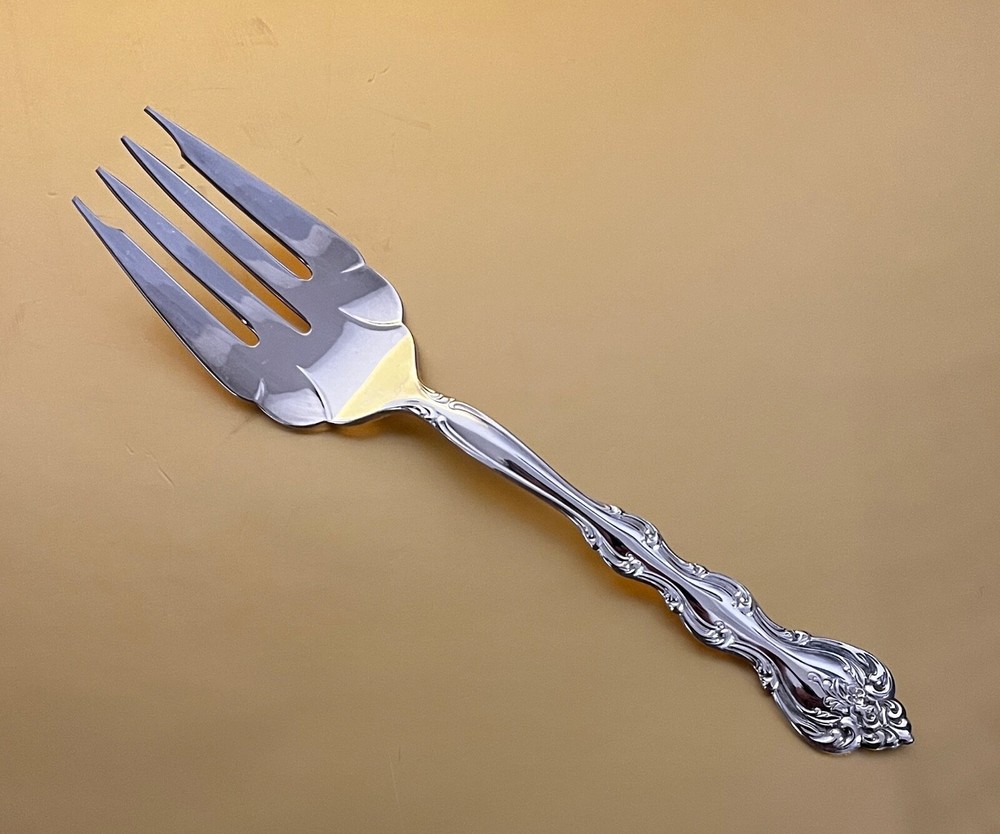 Vintage International Silverplate Serving Fork Replacement Cold Platter 8.75"