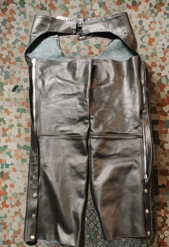 Unik Leather Chaps size Large vintage