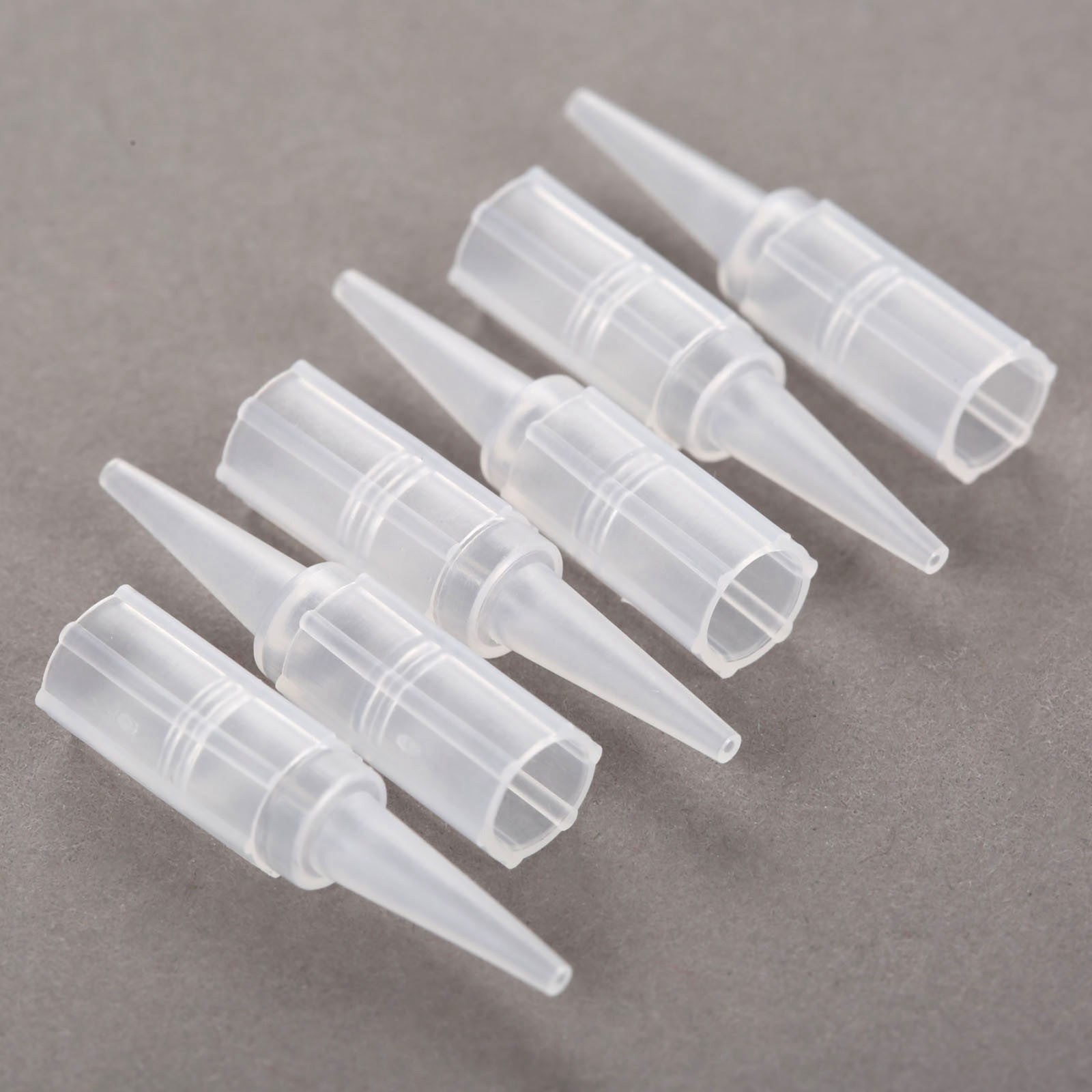 50Pcs Disposable Tattoo Tips Cap For Round Mouth 1R Needle Permanent Makeup Tool
